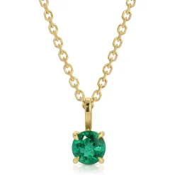 Flash Sale ROUND EMERALD PENDANT Pendants