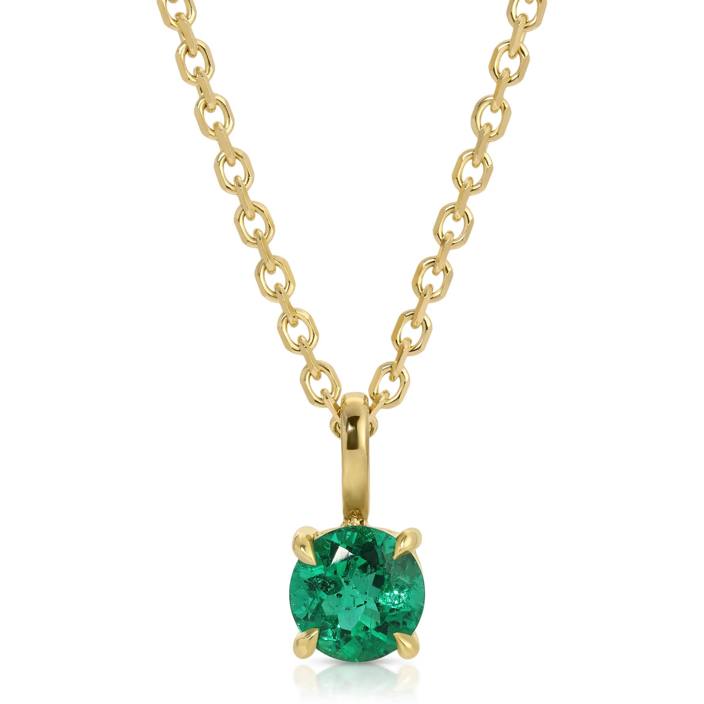 Flash Sale ROUND EMERALD PENDANT Pendants