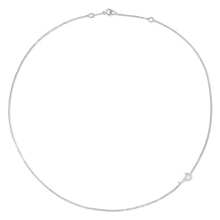 Fashion SINGLE DIAMOND INITIAL NECKLACE Diamond Initial