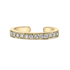 Best Sale SINGLE ROW DIAMOND EAR CUFF Ear Cuffs