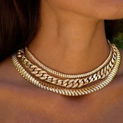 Best THIN BAGUETTE ZOE CHOKER Chokers