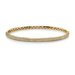 Clearance THREE ROW DIAMOND BANGLE Bangles