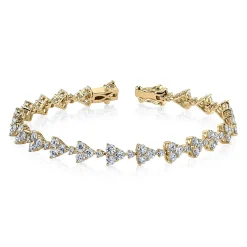 Best TRIANGLE ETERNITY DIAMOND BRACELET Diamond Link