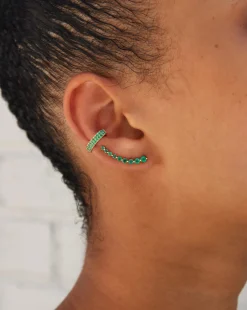 Cheap TWO ROW EAR CUFF Ear Cuffs