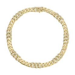 Hot VIDA DIAMOND CHAIN LINK CHOKER Chokers