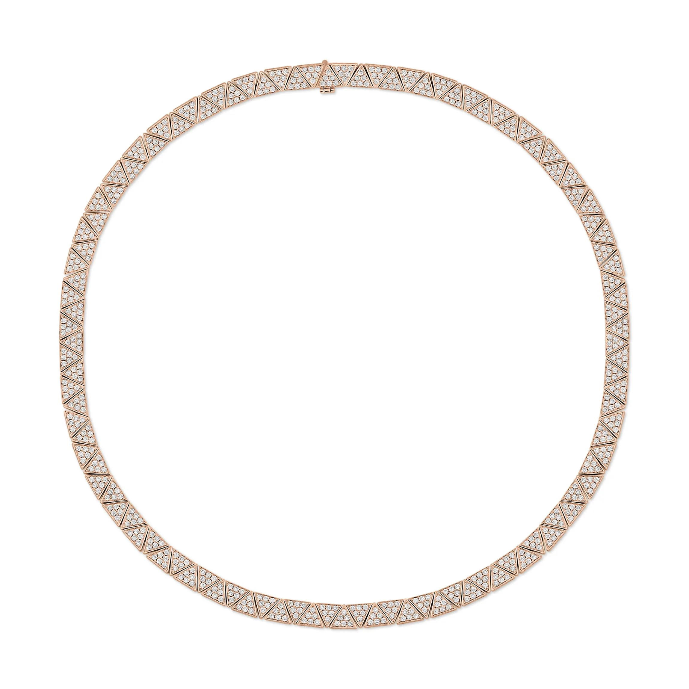 Hot WIDE PAVE DIAMOND CLEO CHOKER Chokers